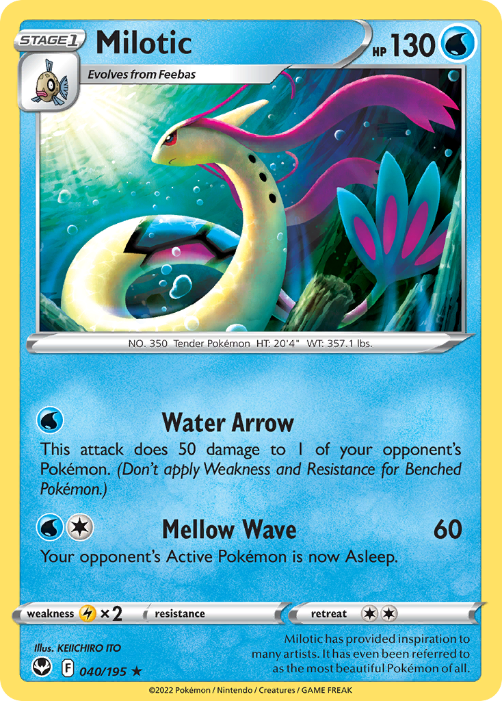 Milotic — illustrated card