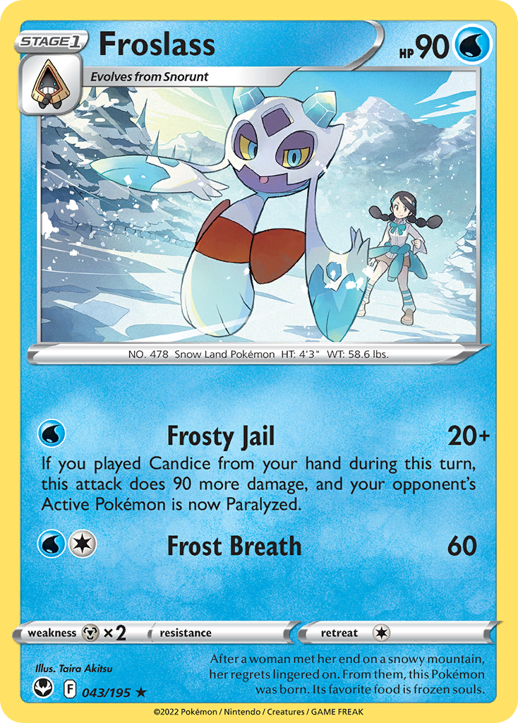 Froslass — illustrated card