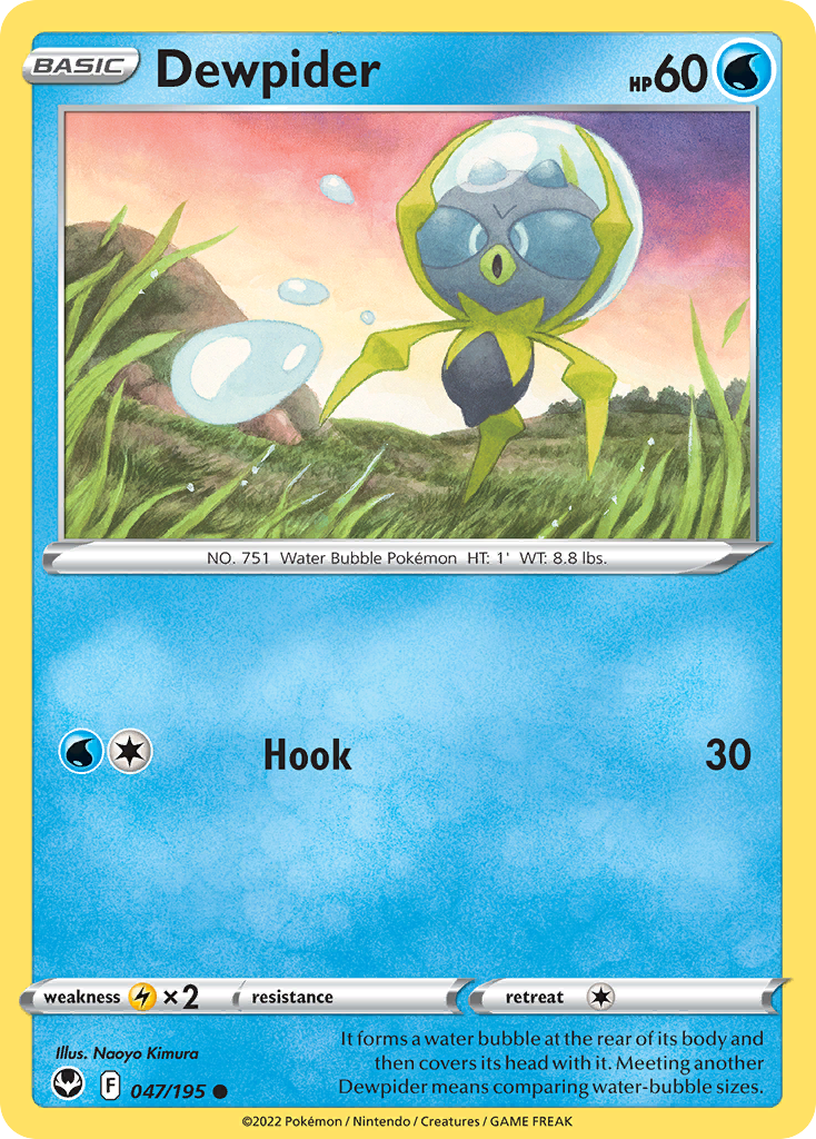 Dewpider — illustrated card