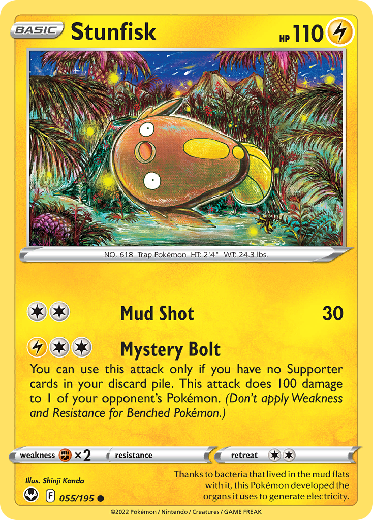 Stunfisk — illustrated card