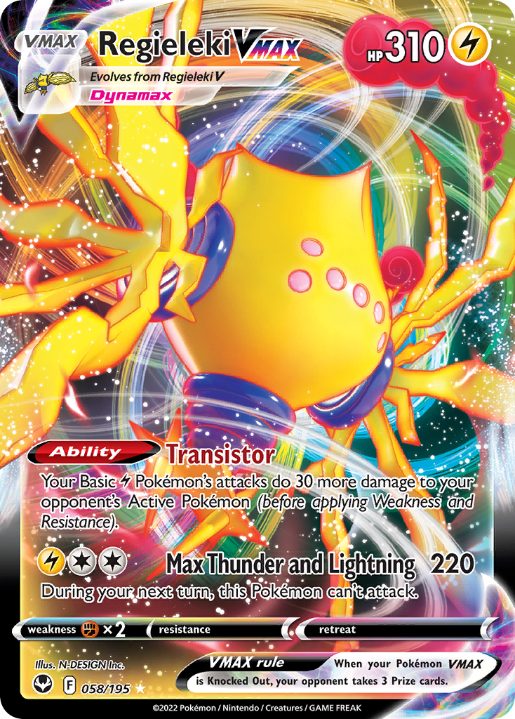 Regieleki VMAX — illustrated card