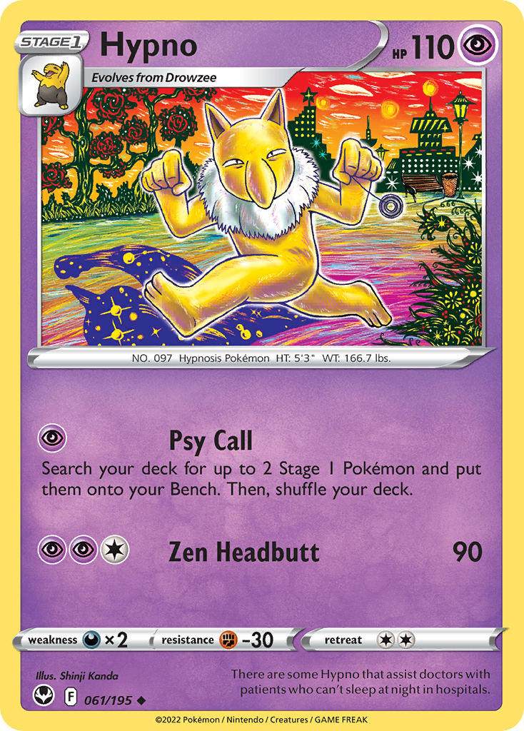 Hypno — illustrated card