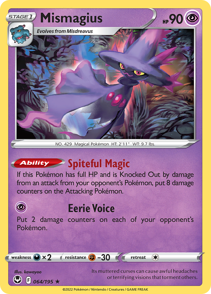 Mismagius — illustrated card