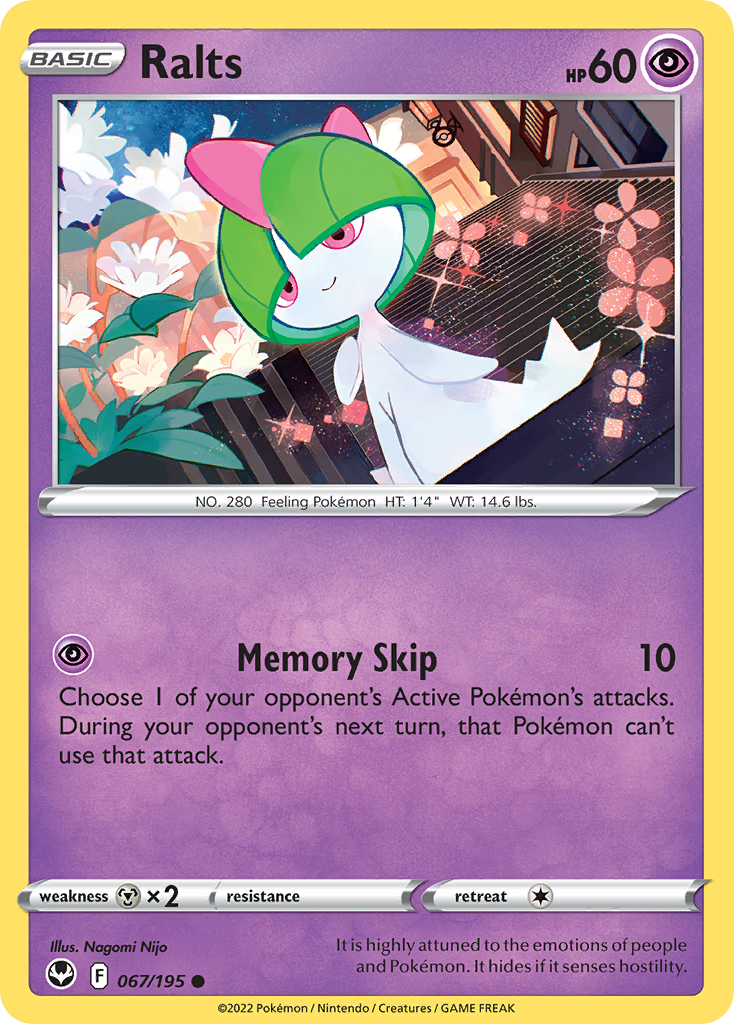 Ralts — illustrated card