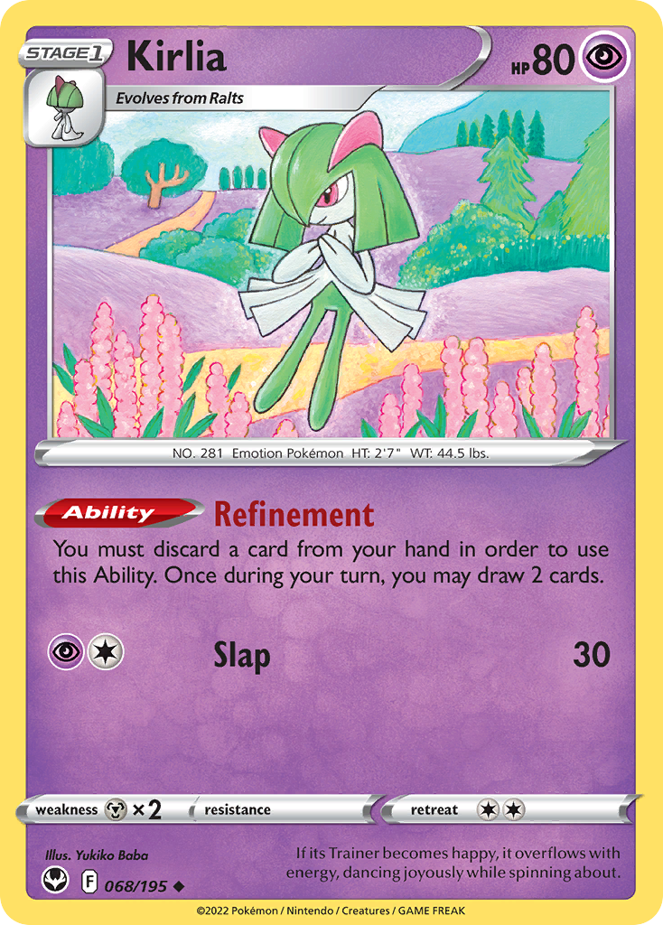 Kirlia — illustrated card