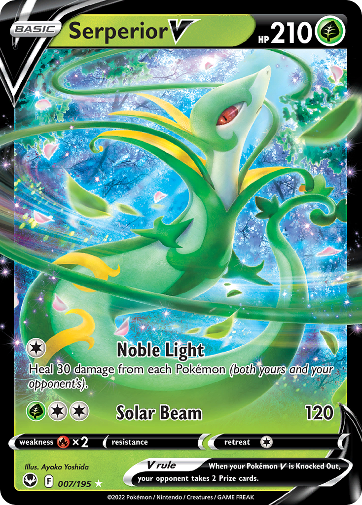 Serperior V — illustrated card