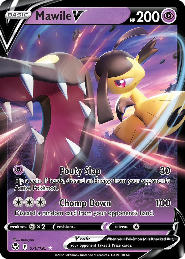 Mawile V — illustrated card