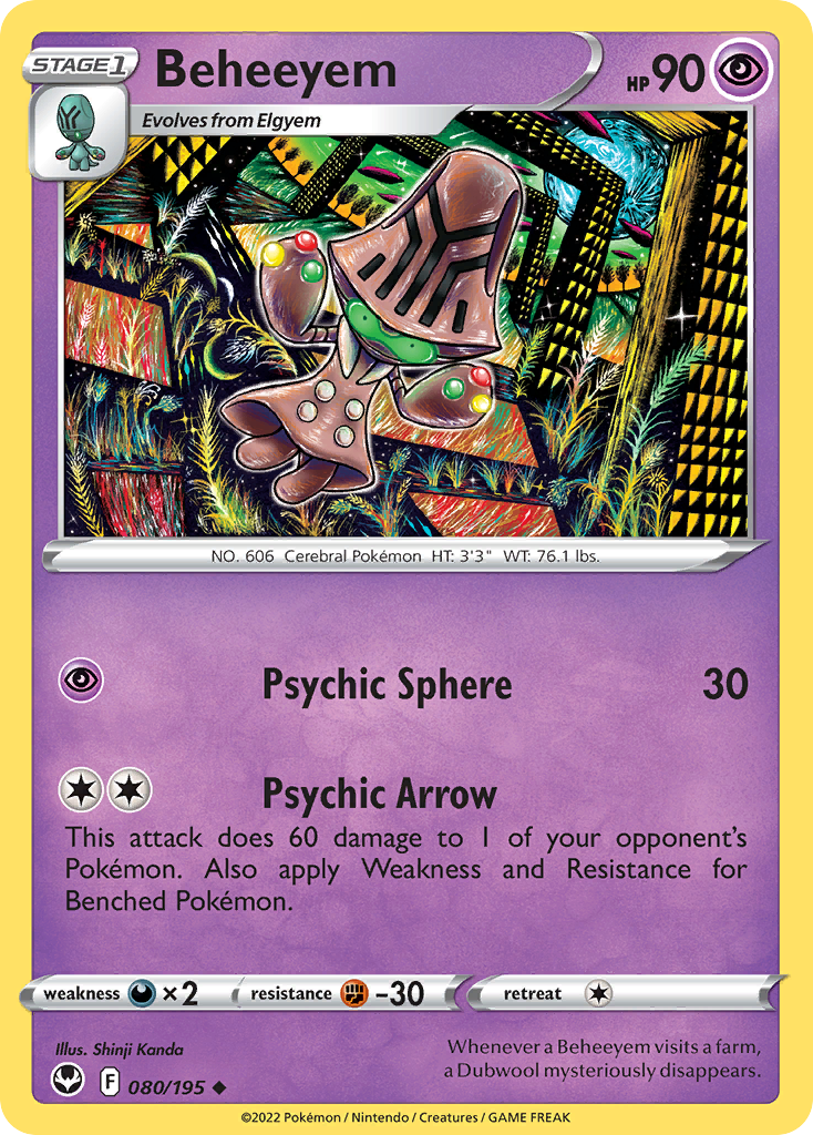 Beheeyem — illustrated card