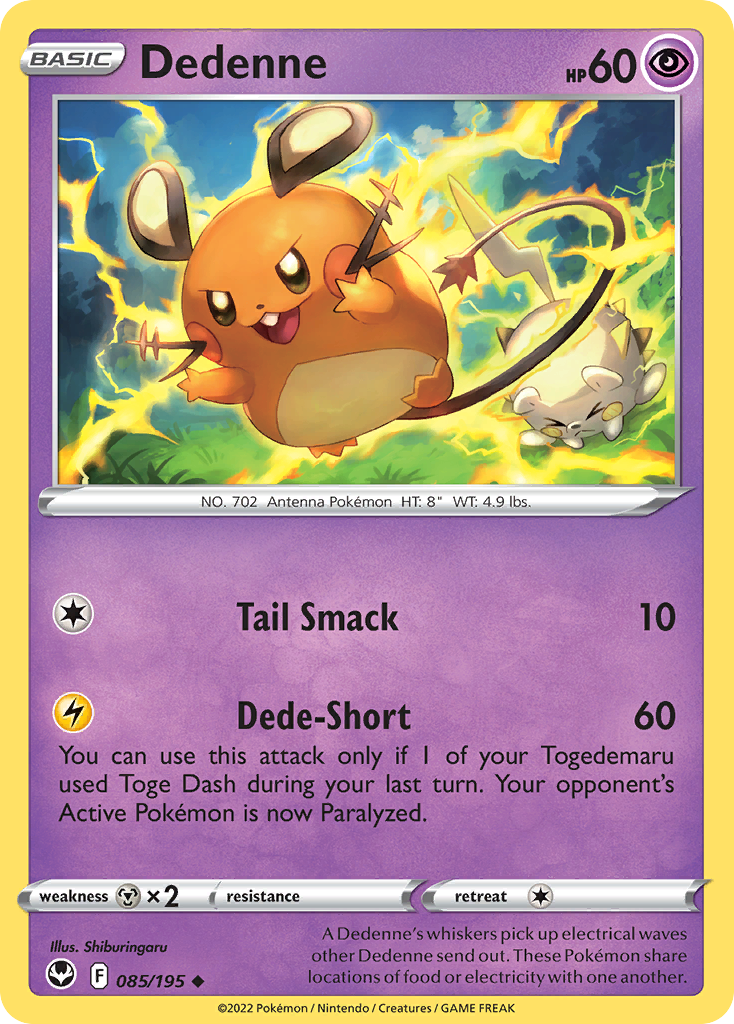 Dedenne — illustrated card