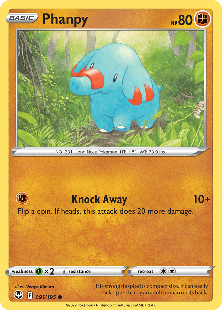 Phanpy — illustrated card