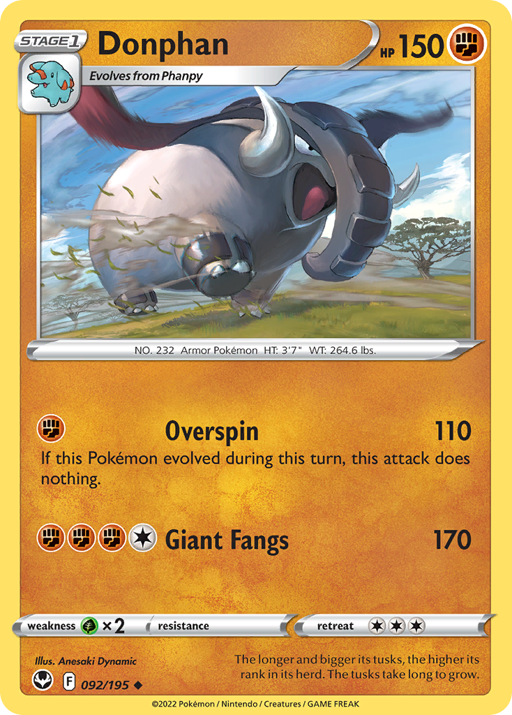 Donphan — illustrated card