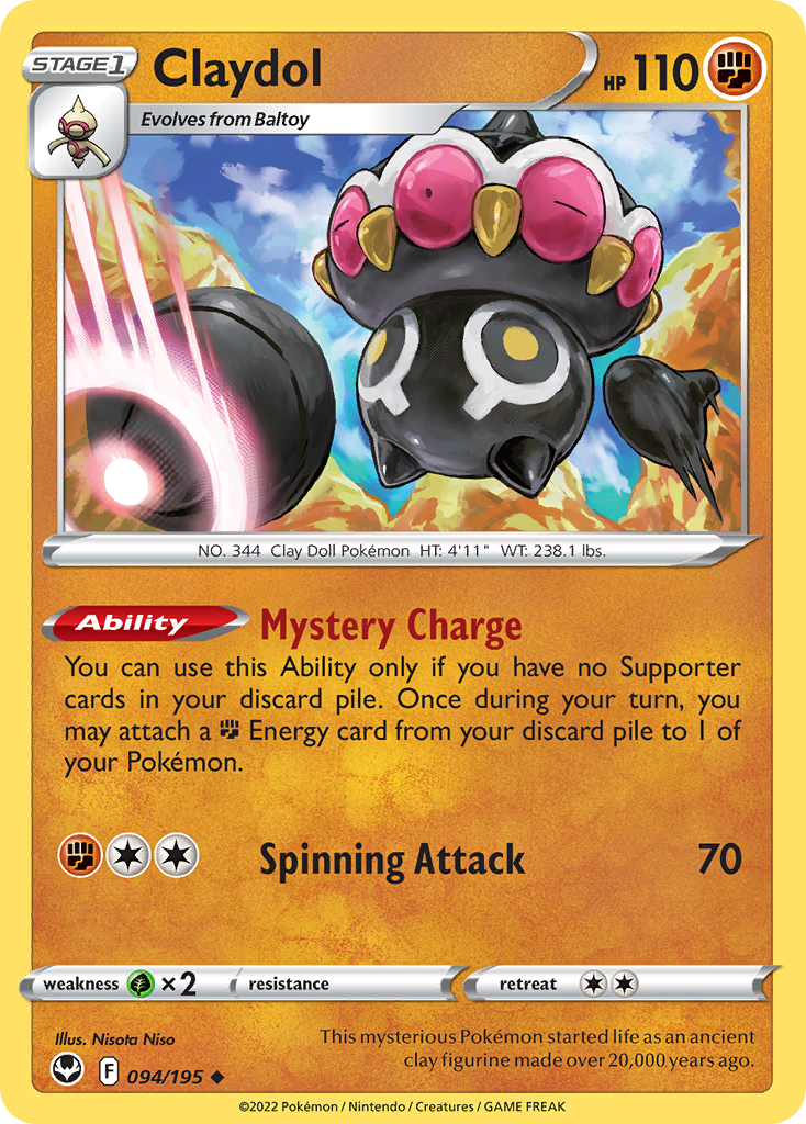 Claydol — illustrated card