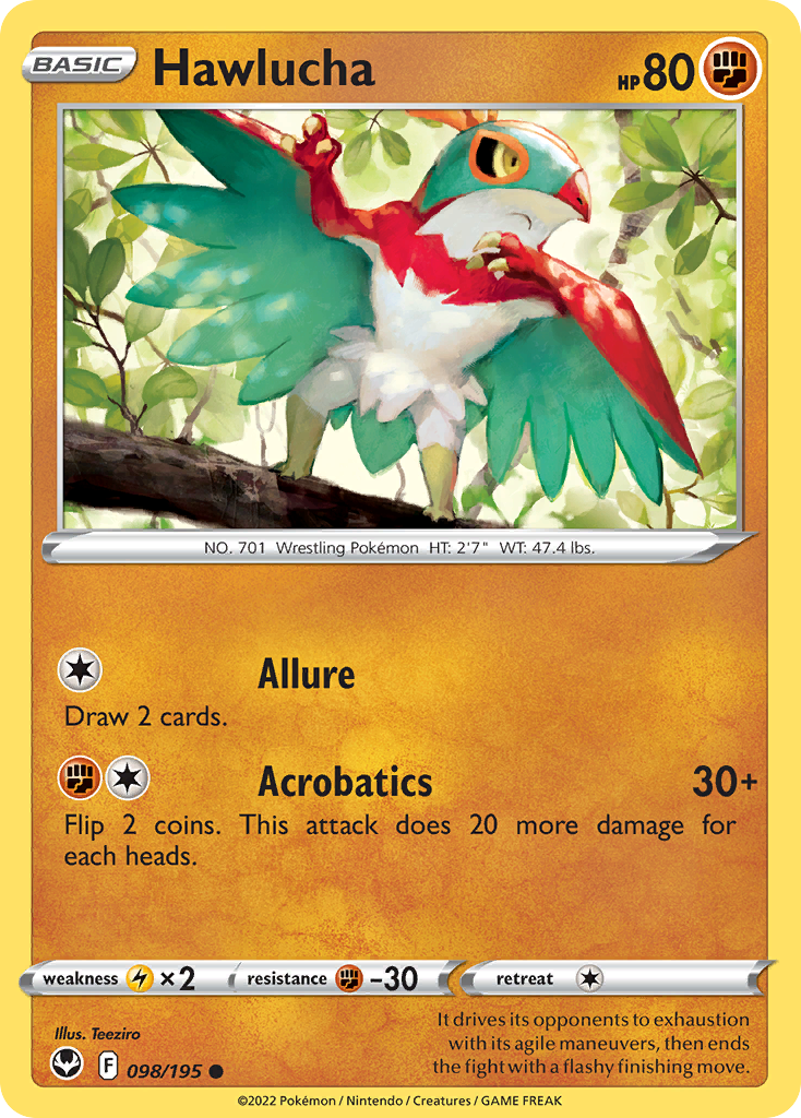 Hawlucha — illustrated card