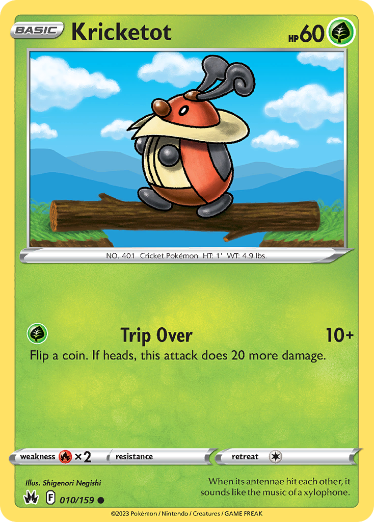 Kricketot — illustrated card