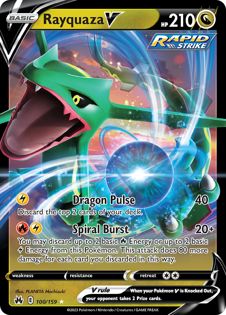 Rayquaza V — illustrated card