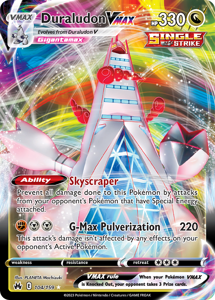 Duraludon VMAX — illustrated card