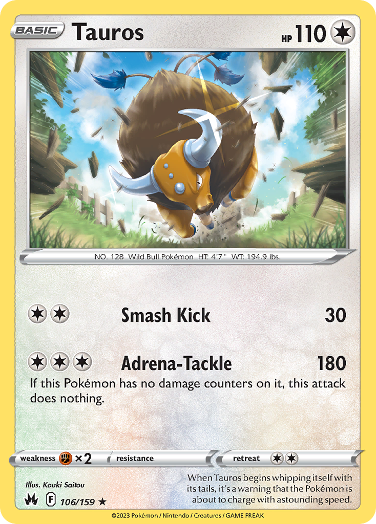 Tauros — illustrated card