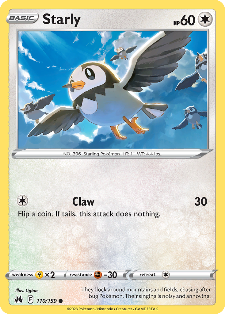 Starly — illustrated card