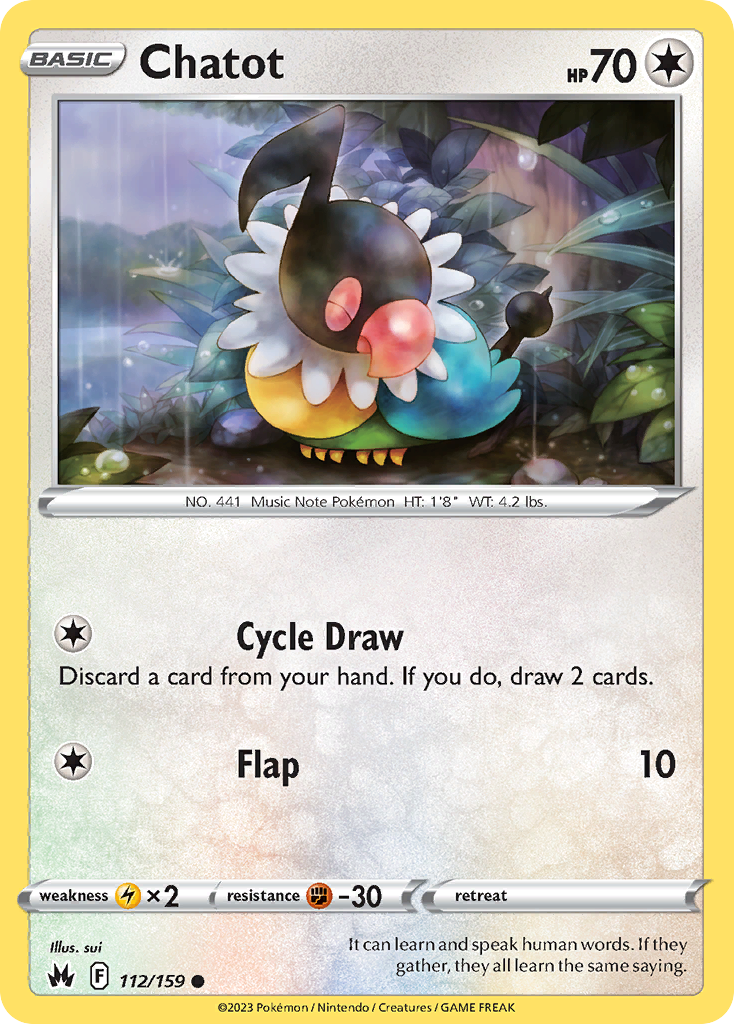 Chatot — illustrated card