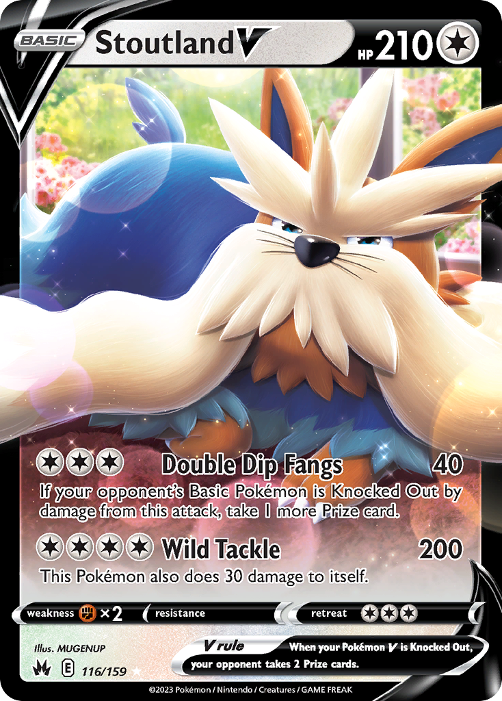 Stoutland V — illustrated card