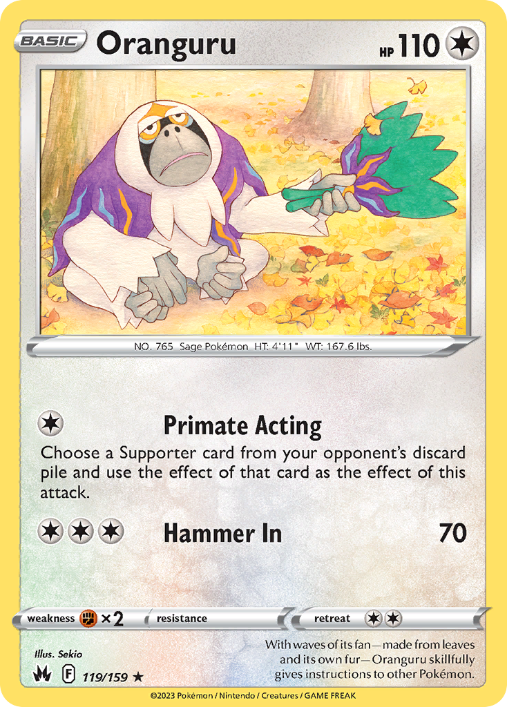 Oranguru — illustrated card
