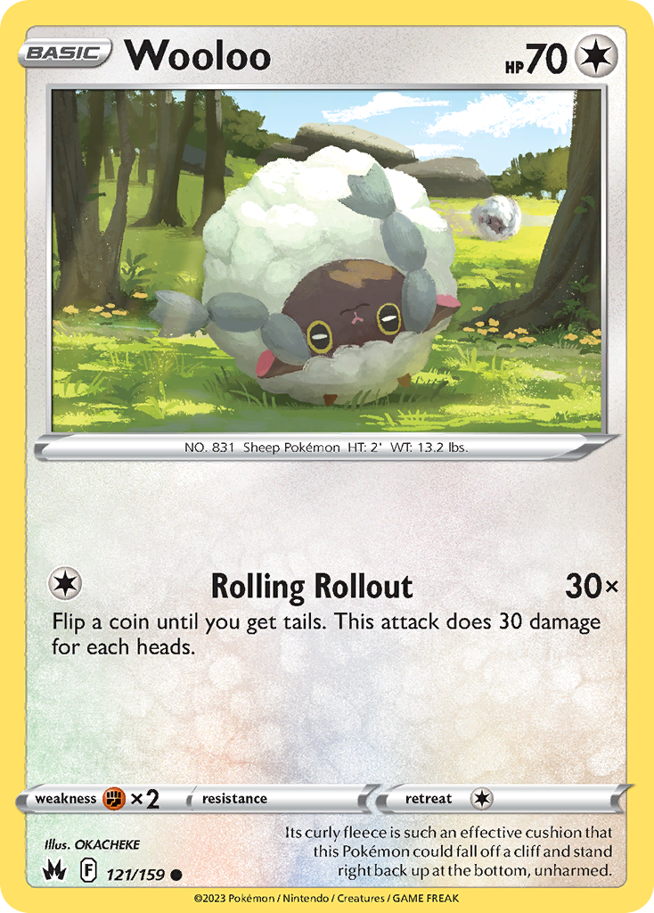 Wooloo — illustrated card