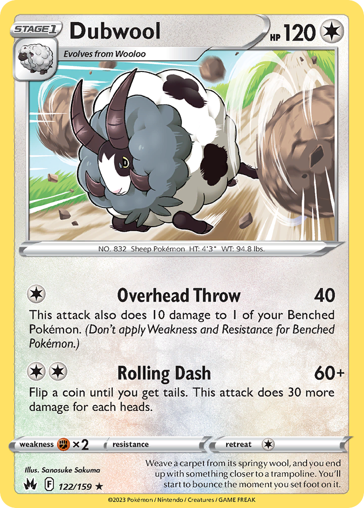 Dubwool — illustrated card