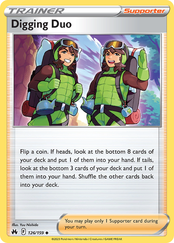 Digging Duo — illustrated card