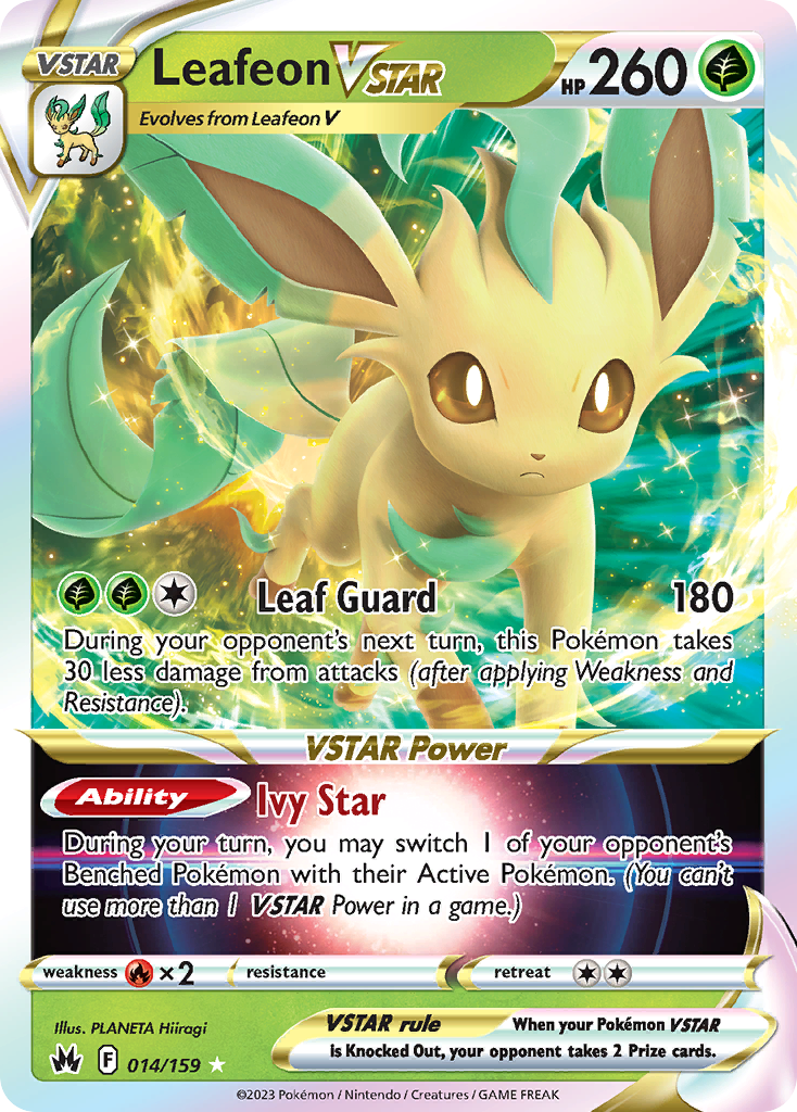 Leafeon VSTAR — illustrated card