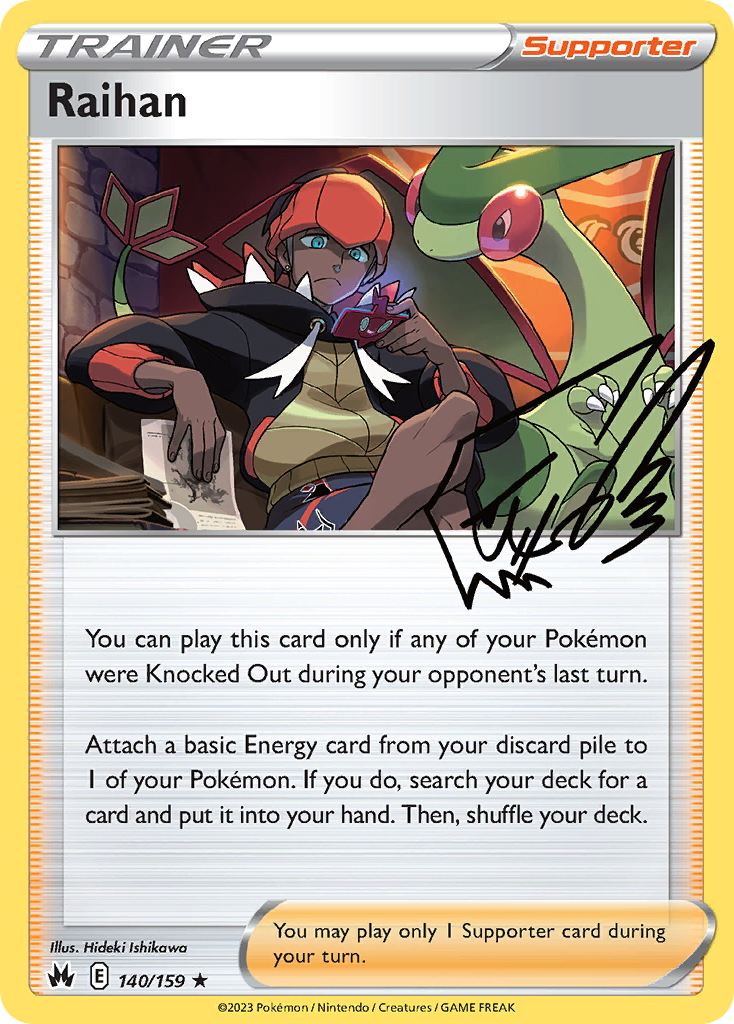 Raihan — illustrated card