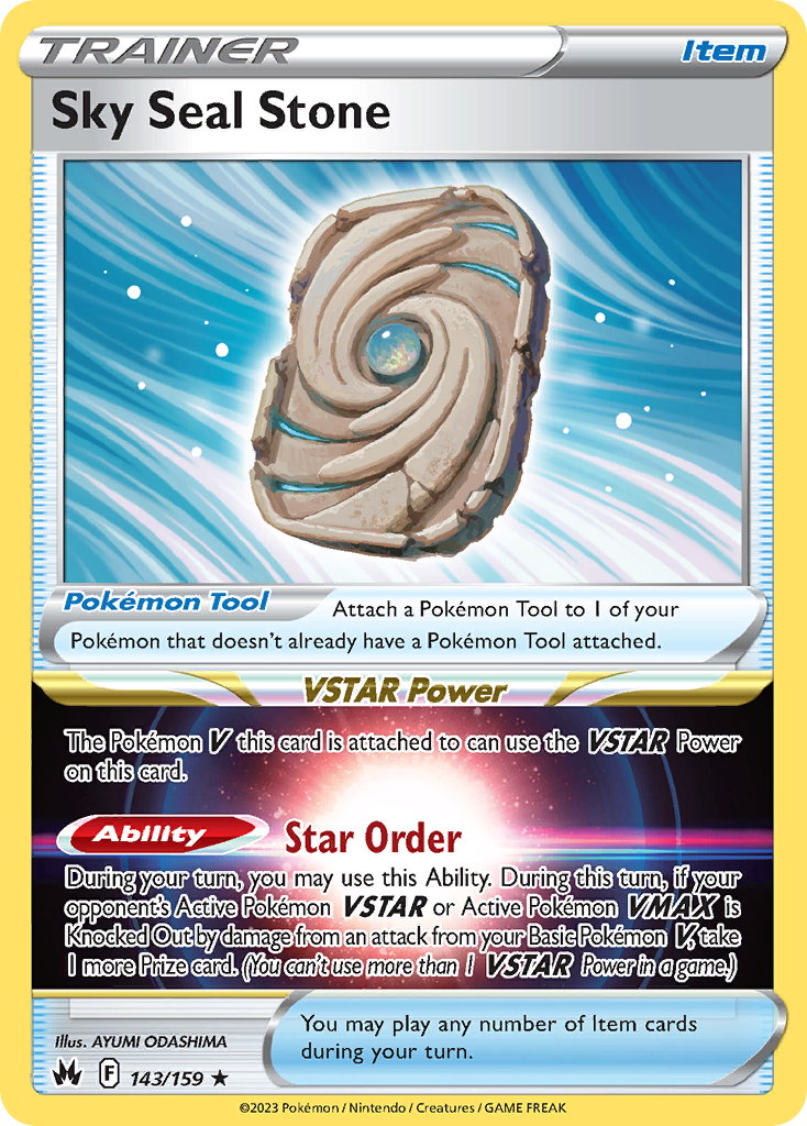 Sky Seal Stone — illustrated card