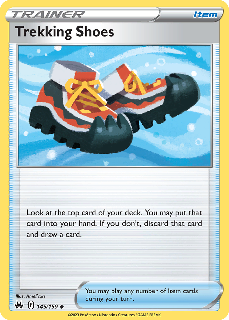 Trekking Shoes — illustrated card