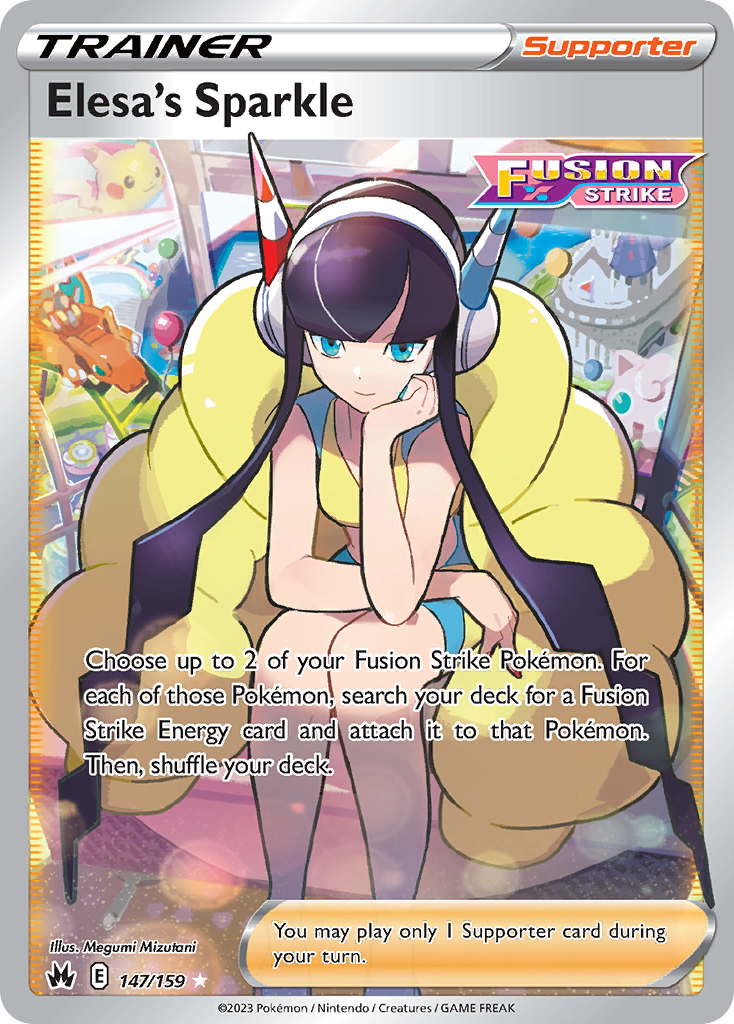 Elesa's Sparkle — illustrated card