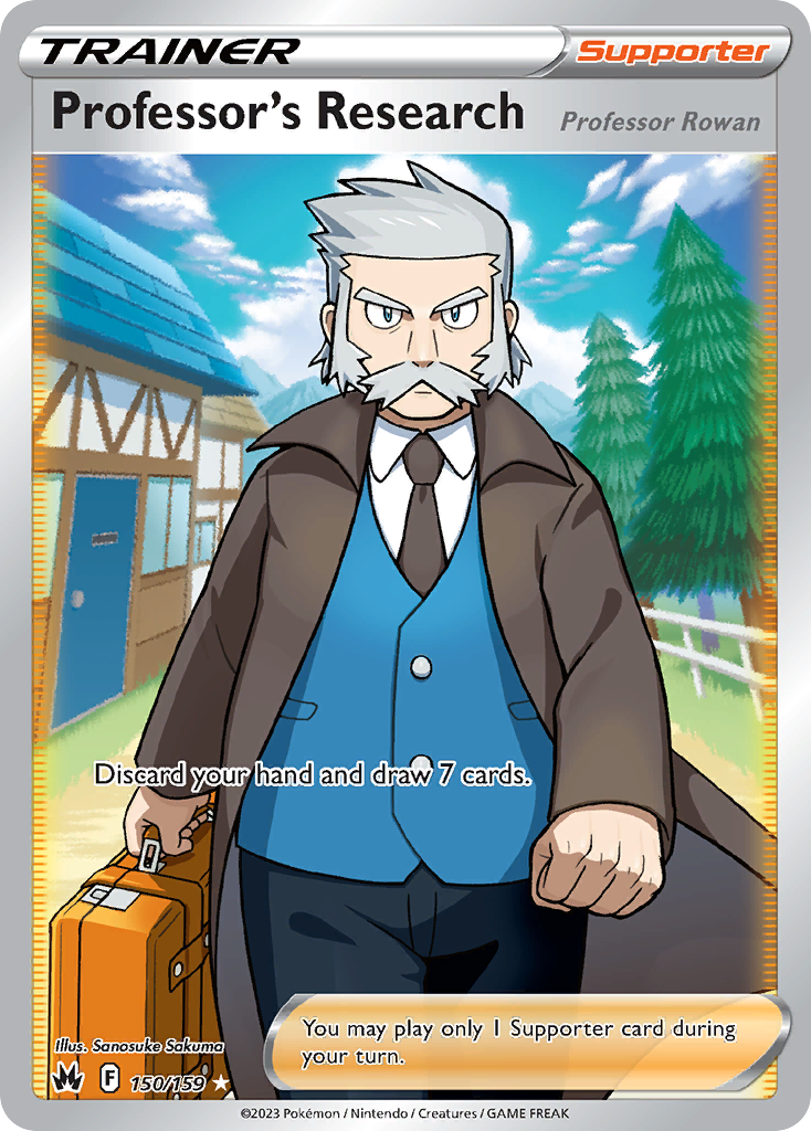 Professor's Research — illustrated card