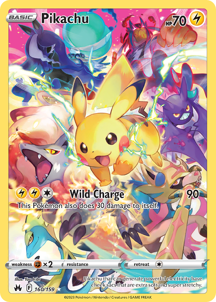 Pikachu — illustrated card