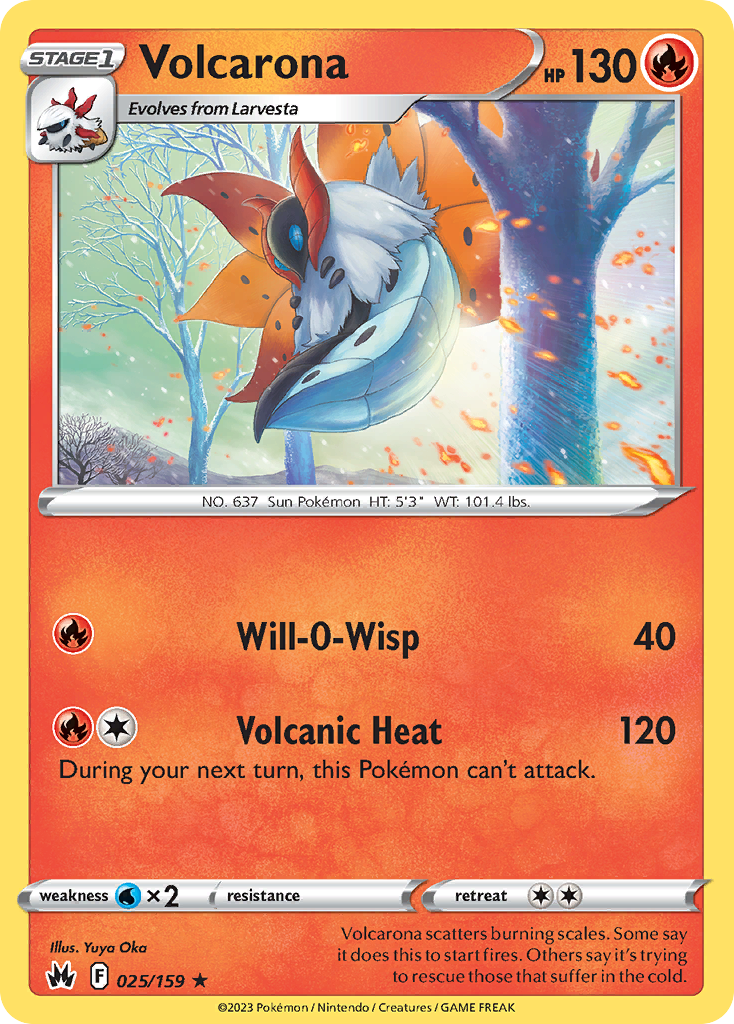 Volcarona — illustrated card