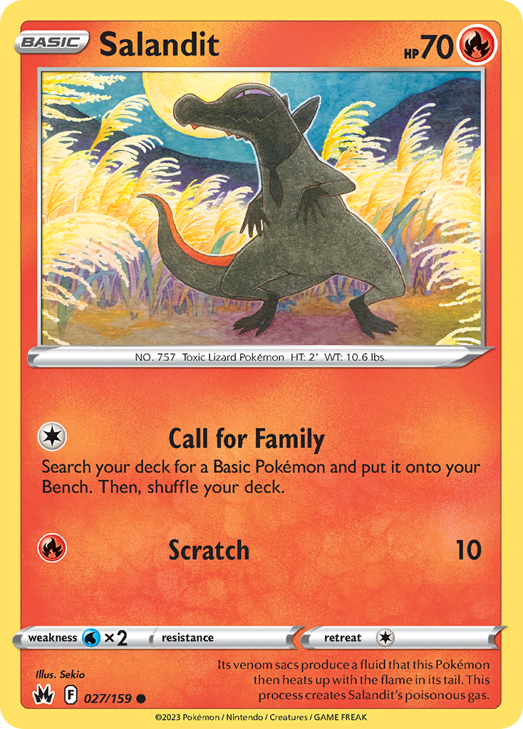 Salandit — illustrated card