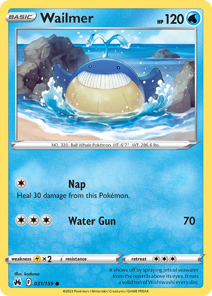 Wailmer — illustrated card