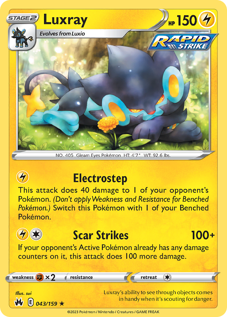 Luxray — illustrated card