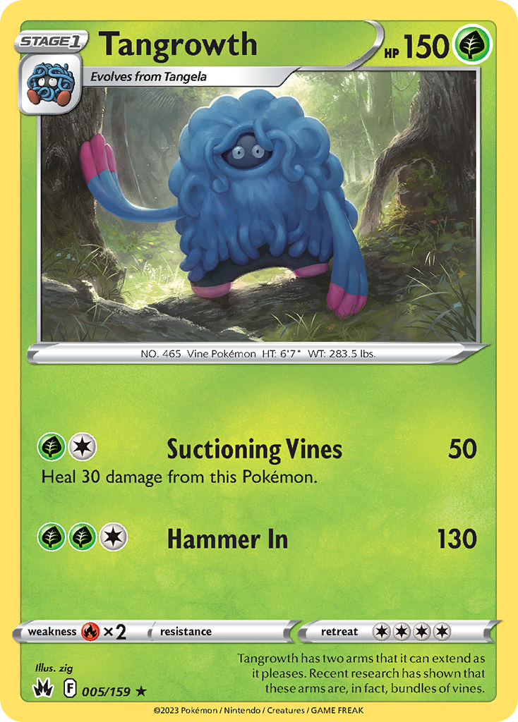 Tangrowth — illustrated card