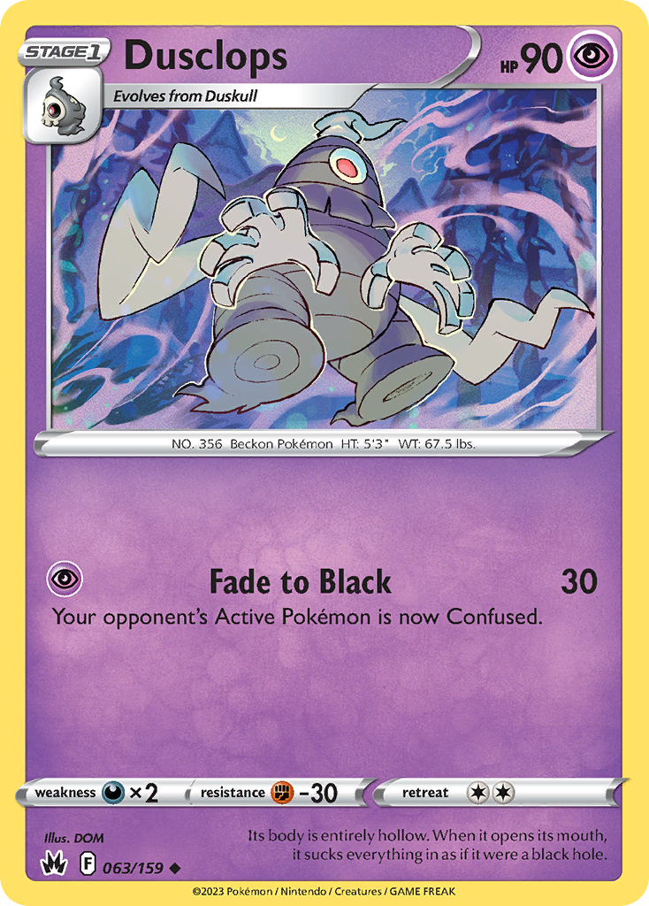 Dusclops — illustrated card