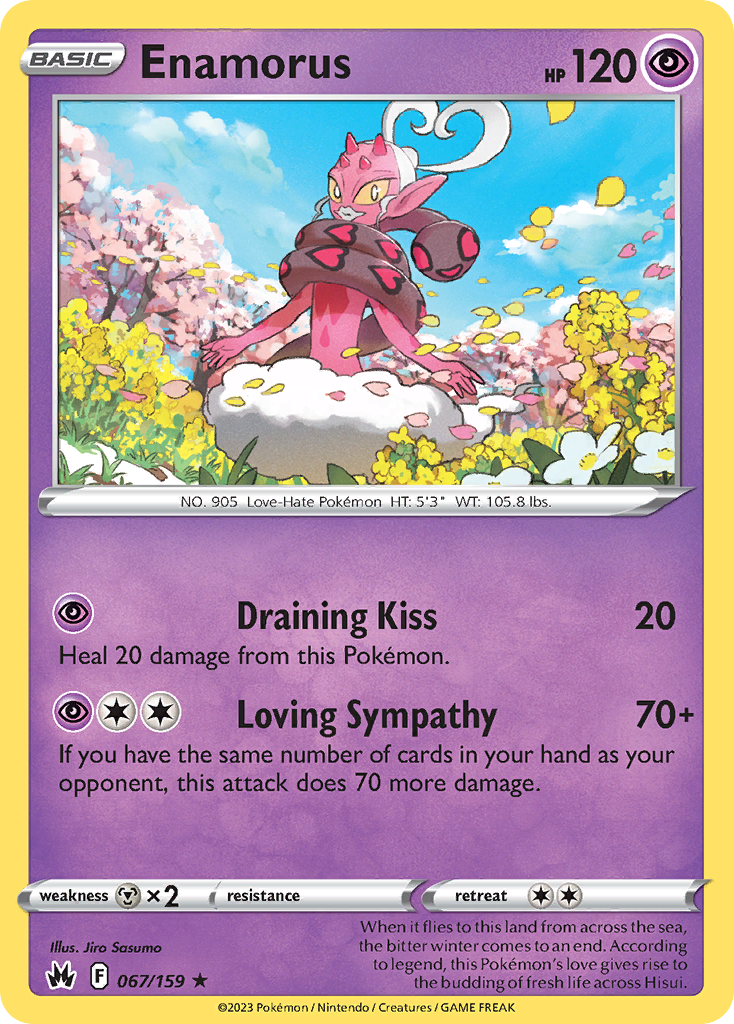 Enamorus — illustrated card