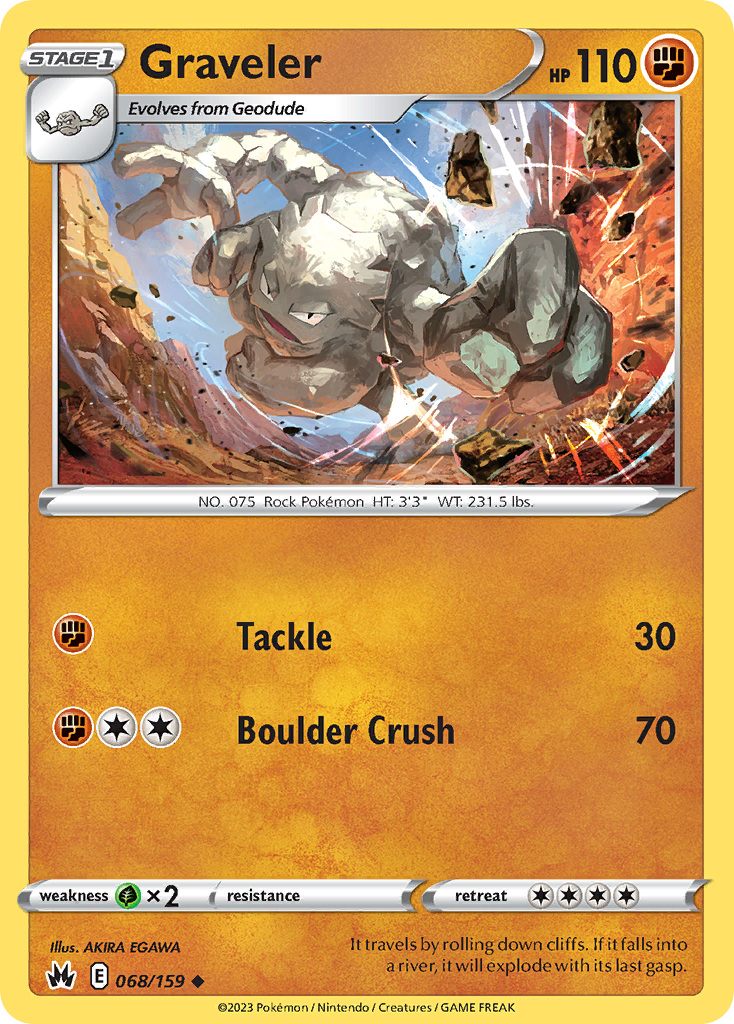 Graveler — illustrated card