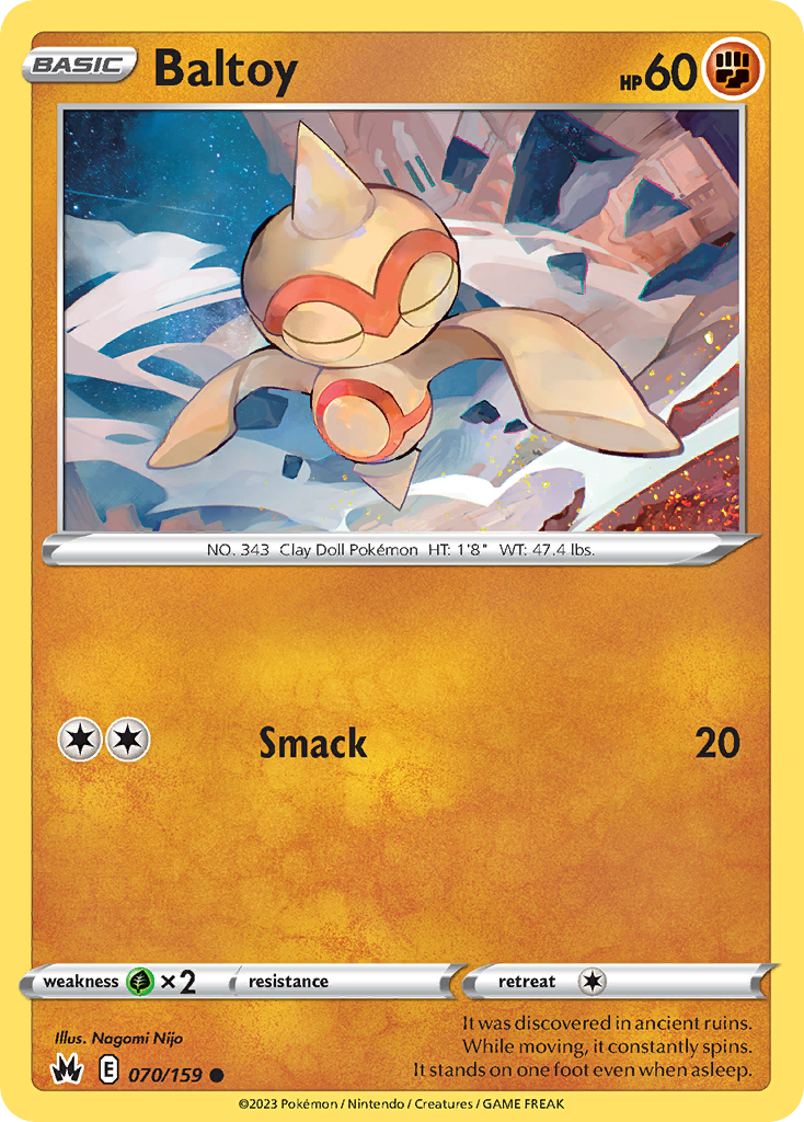 Baltoy — illustrated card