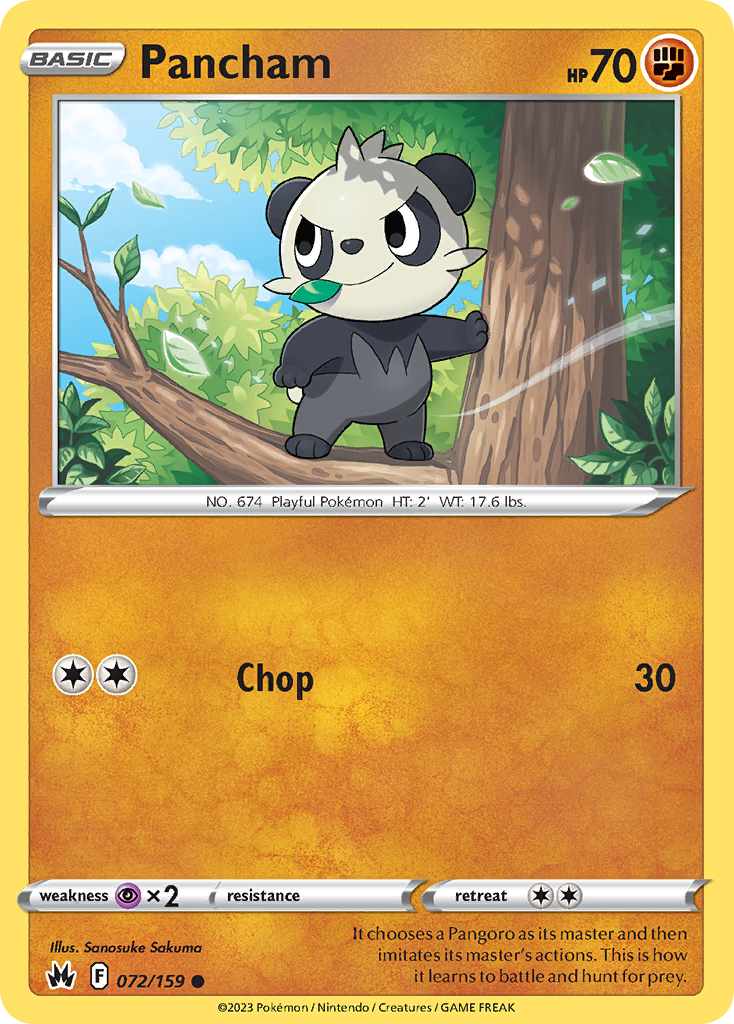 Pancham — illustrated card