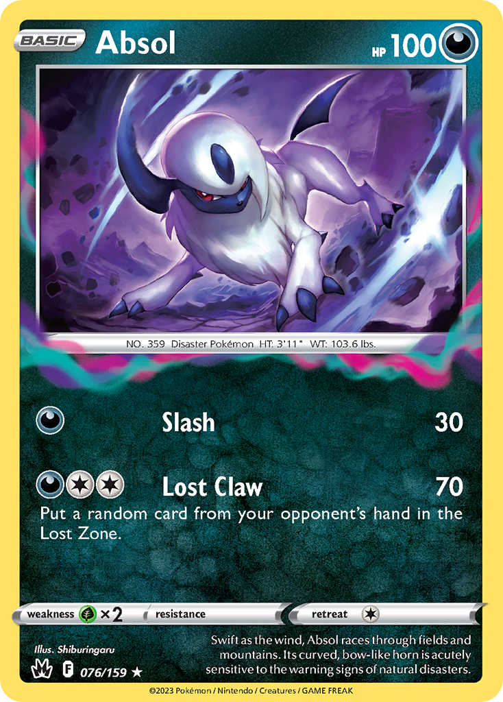 Absol — illustrated card