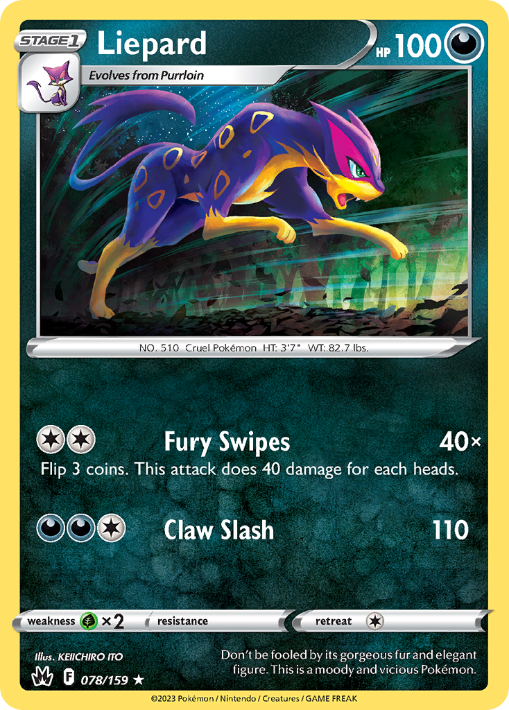 Liepard — illustrated card