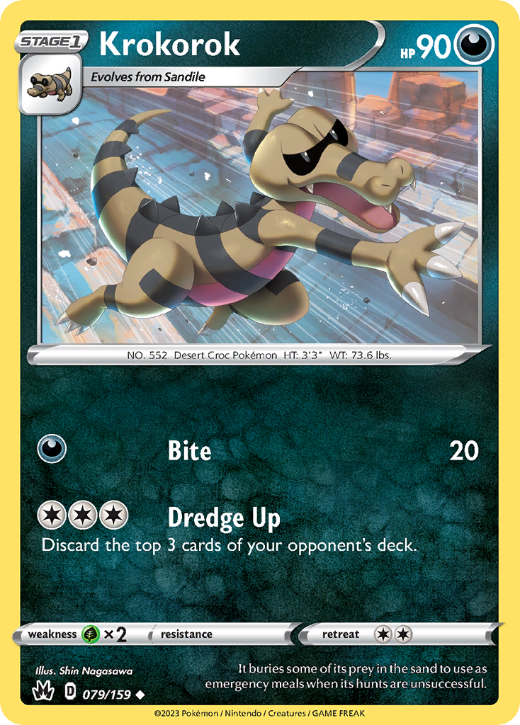 Krokorok — illustrated card