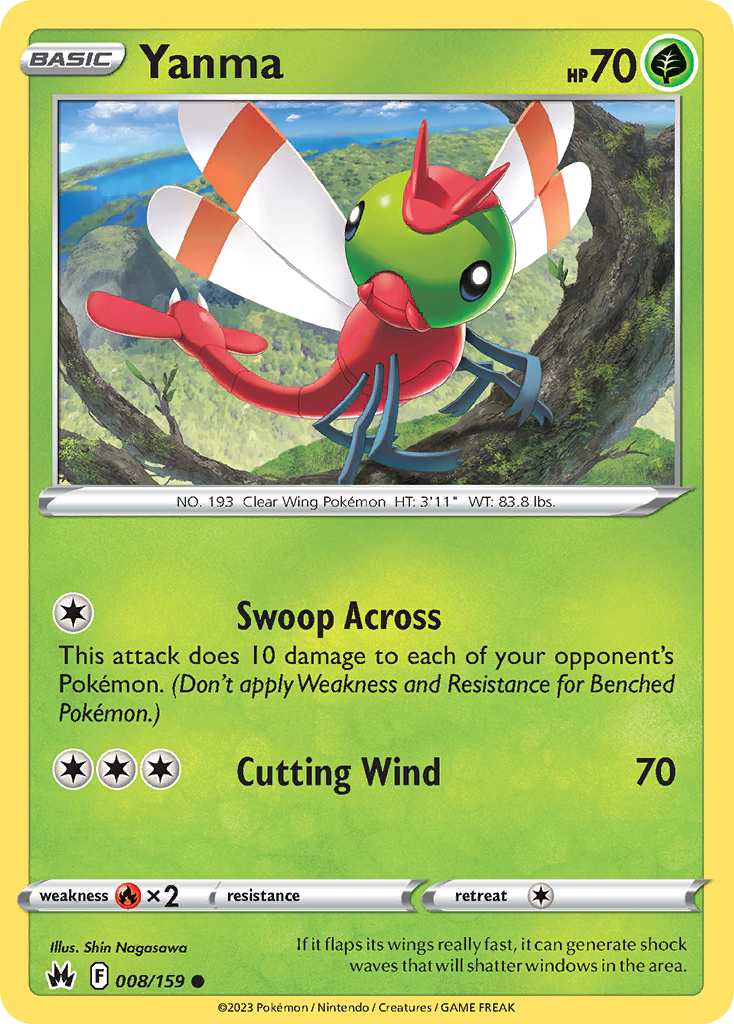 Yanma — illustrated card