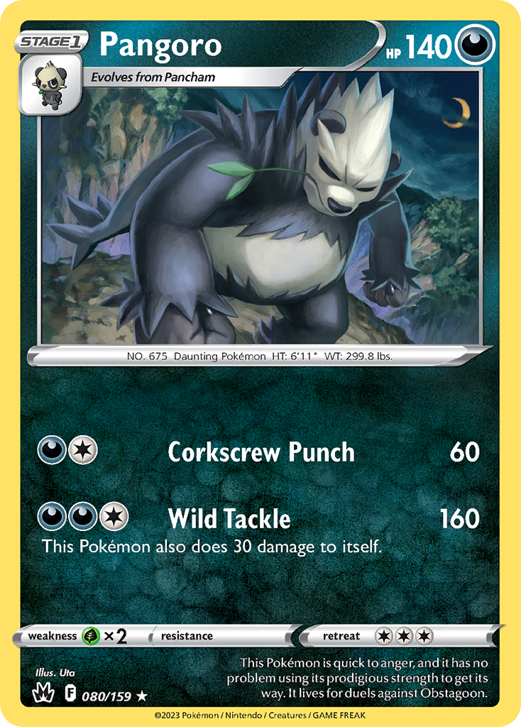 Pangoro — illustrated card